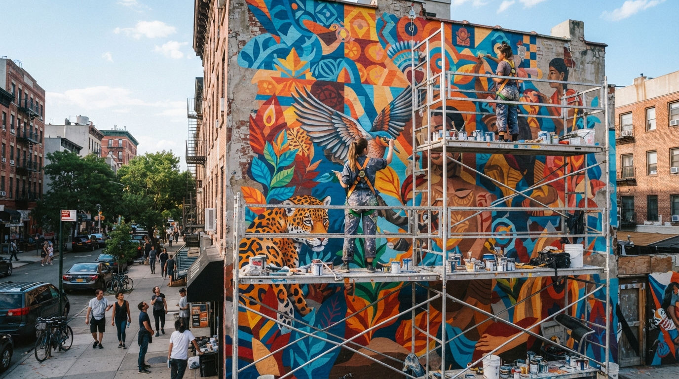 Nowy mural w Krakowie wybrany