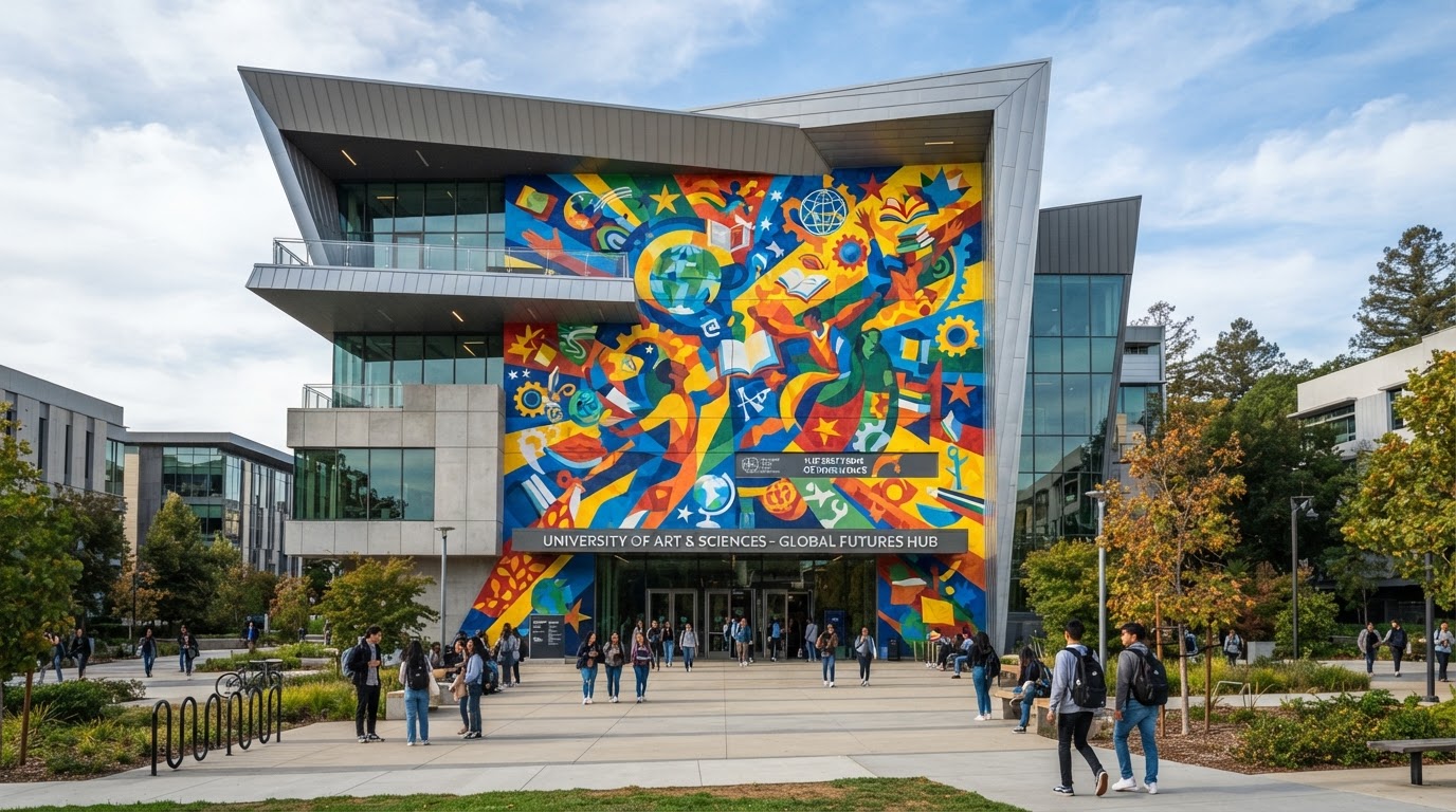 Nowy mural na Politechnice Krakowskiej