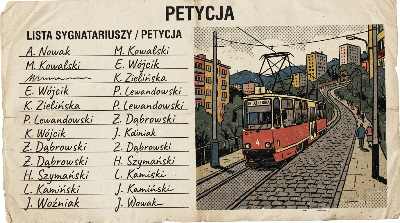 Ponad tysiąc podpisów za tramwajem do Bronowic