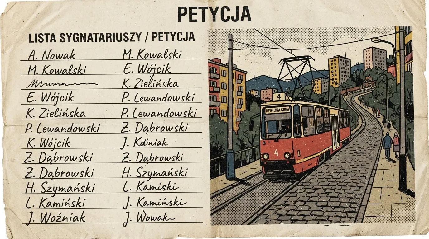 Ponad tysiąc podpisów za tramwajem do Bronowic