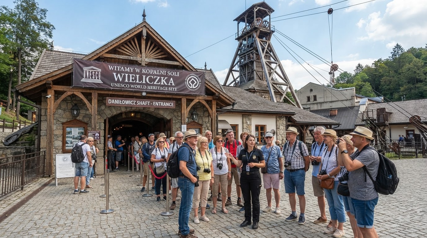 Wieliczka wita milionowego turystę