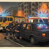 Niemowlę zatrzaśnięte w aucie