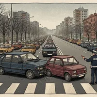 Zderzenie na Alei Trzech Wieszczów