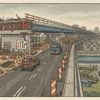 Remont wiaduktu na al. 29 Listopada w sierpniu