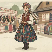 Dzień stroju krakowskiego na Kleparzu