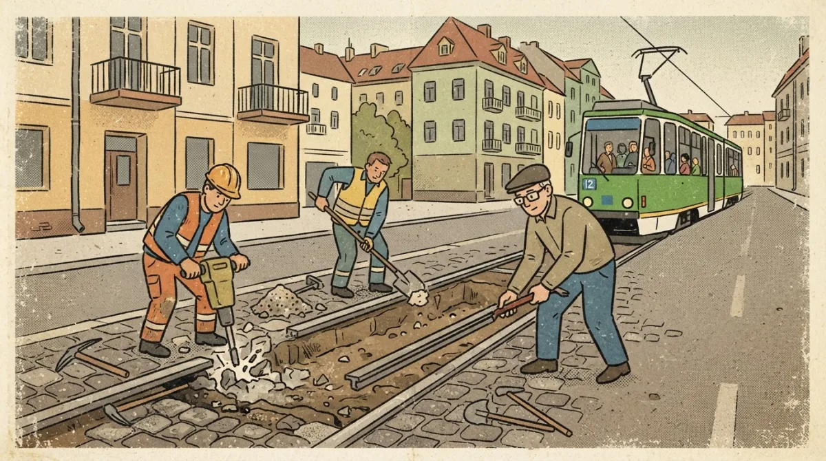 Remont Grzegórzeckiej potrwa do września