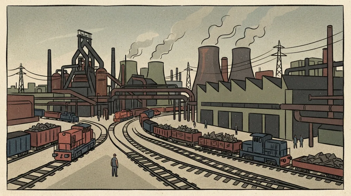 ArcelorMittal przebudowuje układ kolejowy w hucie