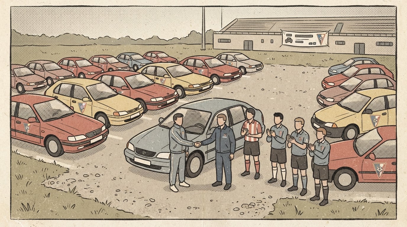 Wieczysta Kraków z flotą samochodów od Toyoty