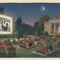 Kino letnie w Pawilonie Czapskiego