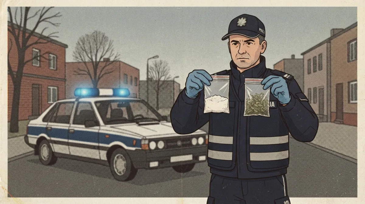 Pół kilo mefedronu i marihuana zabezpieczone