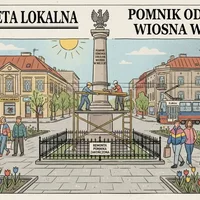 Koniec remontu Pomnika Solidarności w Nowej Hucie