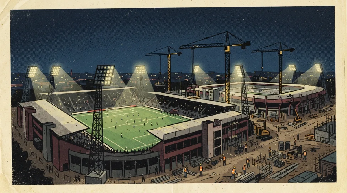 Modernizacja oświetlenia dwóch krakowskich stadionów
