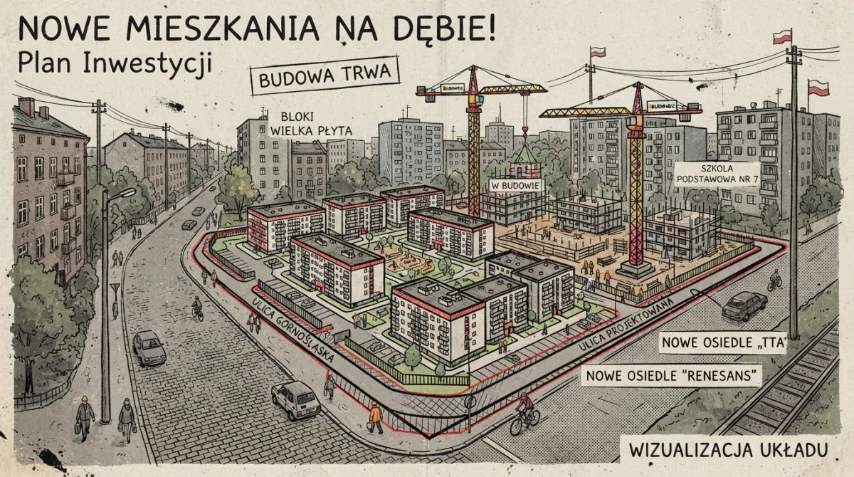Deweloper wnioskuje o plan inwestycyjny dla Obozowej