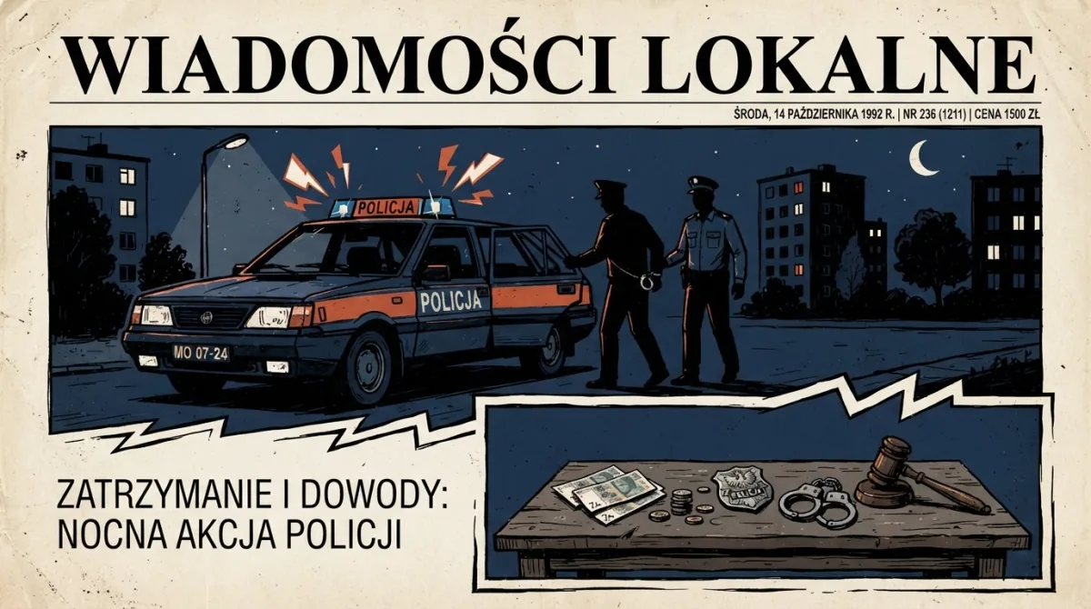 Modlnica: areszt za narkotyki i łapówkę