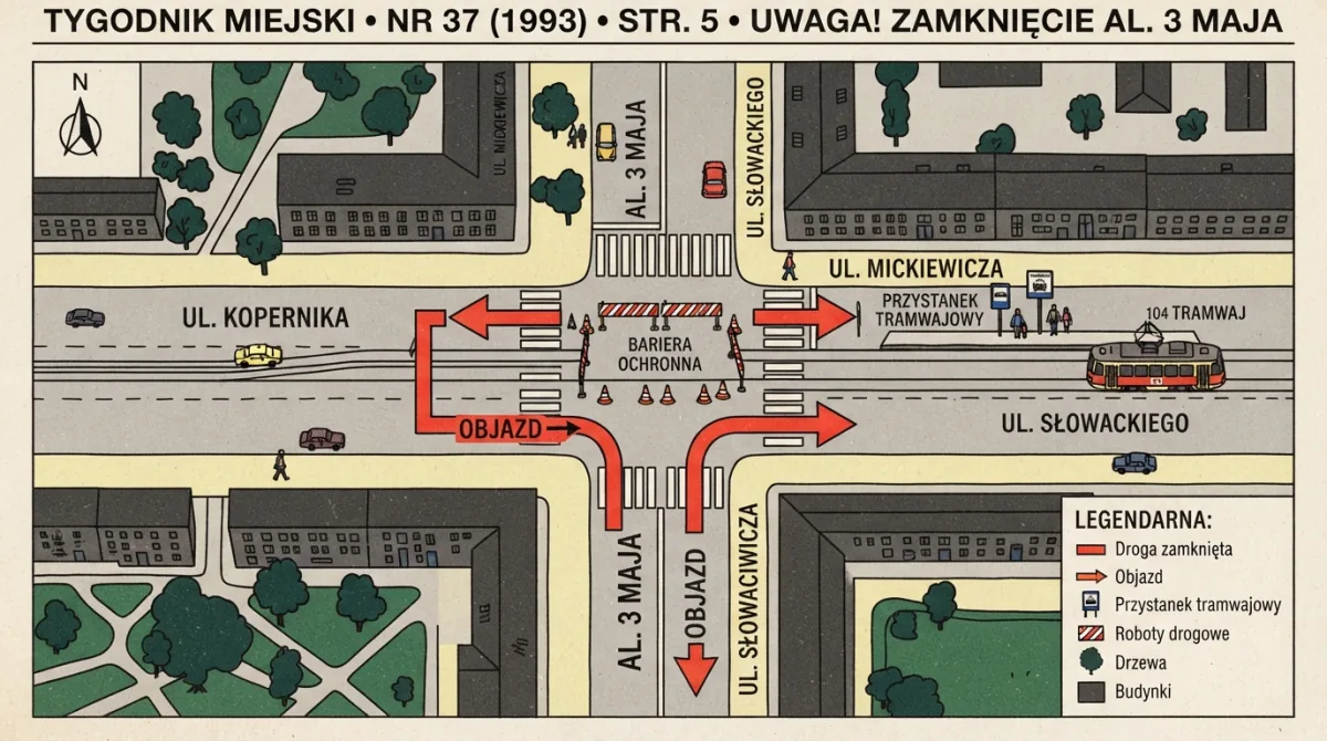Botaniczna: całkowite zamknięcie ulicy