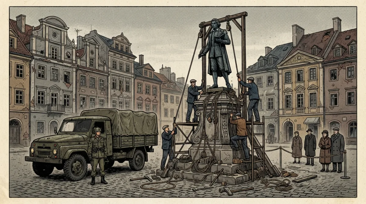 1940: Niemcy zniszczyli pomnik Mickiewicza