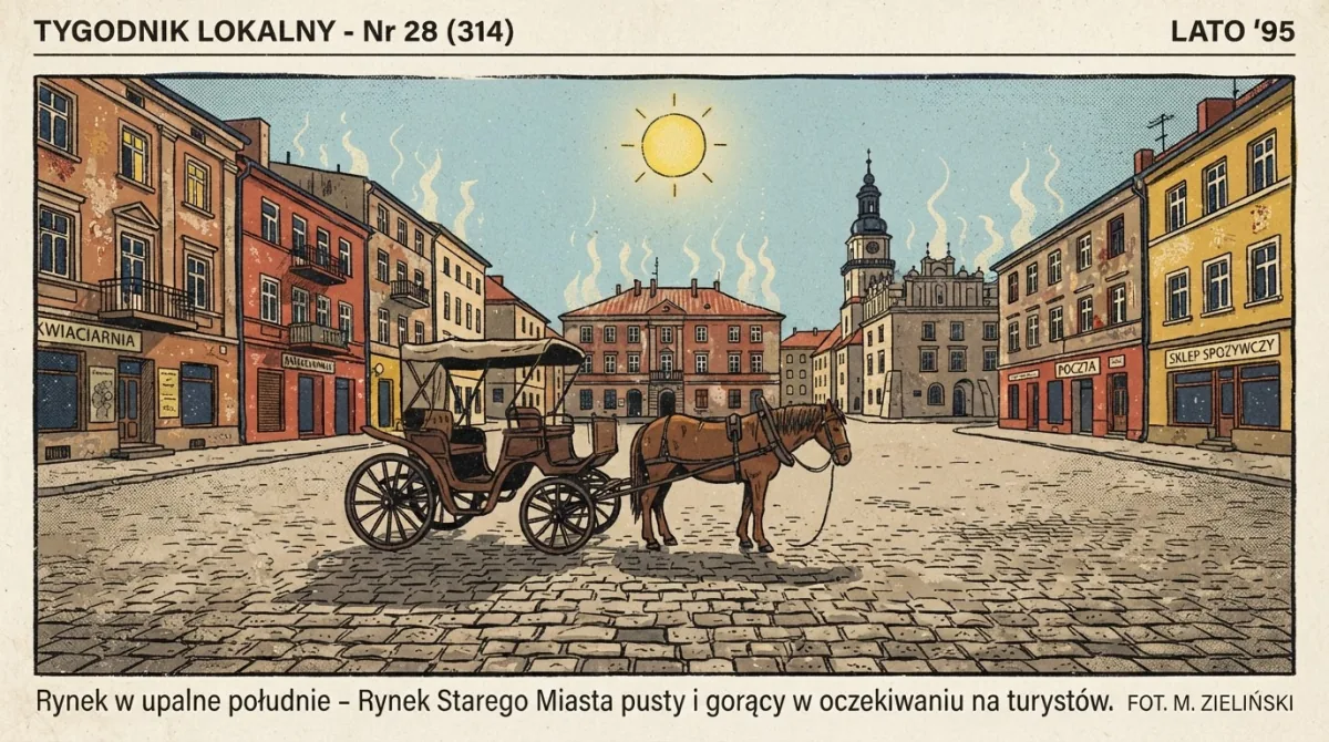 Upał: dorożki odwołane z Rynku