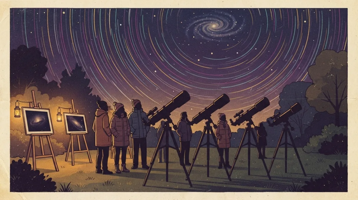 Astrofotografia w Parku przy Fabrycznej