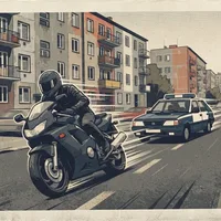 Pościg za motocyklistą na ul. Wielickiej