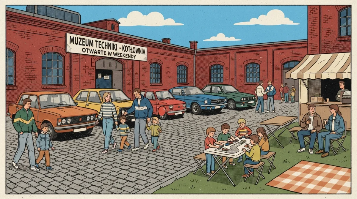 PORSCHE NIEOCZYWISTE: piknik rodzinny na dziedzińcu MIT