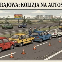 Kolizje na A4: utrudnienia pod Krakowem