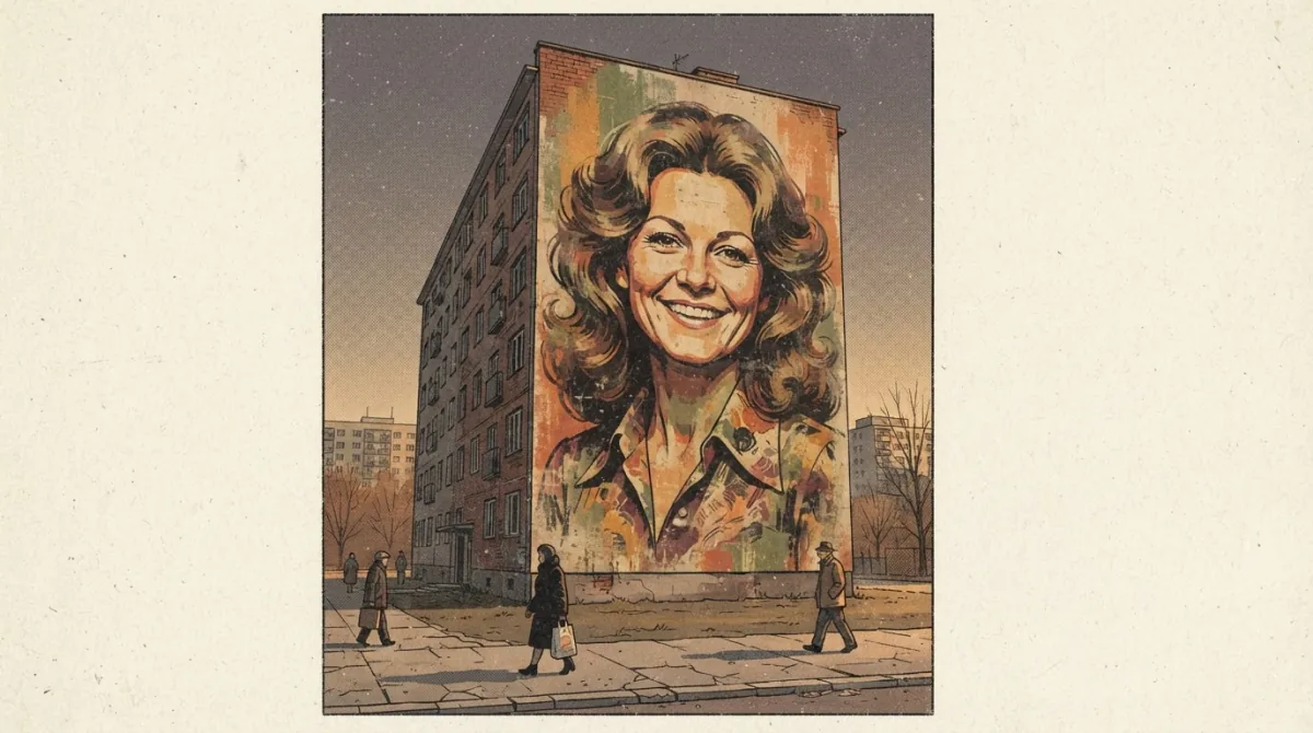 Mural Andrzeja Zauchy przy ul. Mogilskiej
