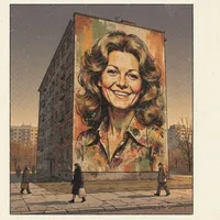 Mural Andrzeja Zauchy przy ul. Mogilskiej