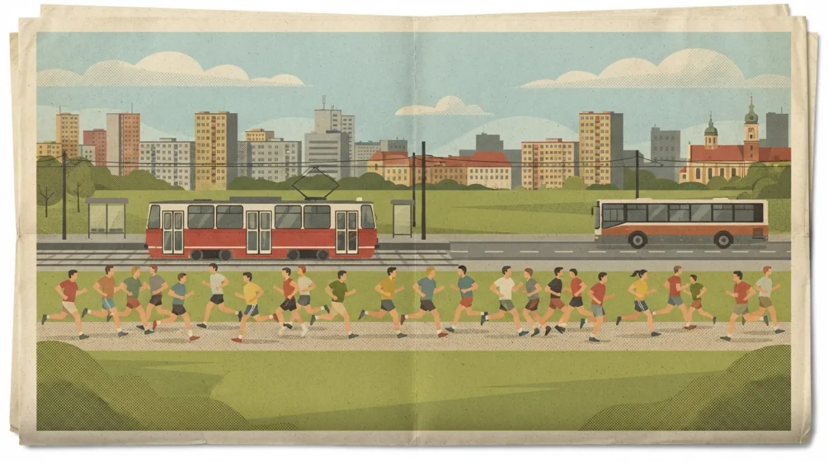 Poland Business Run: zmiany tramwajów 5-6.09
