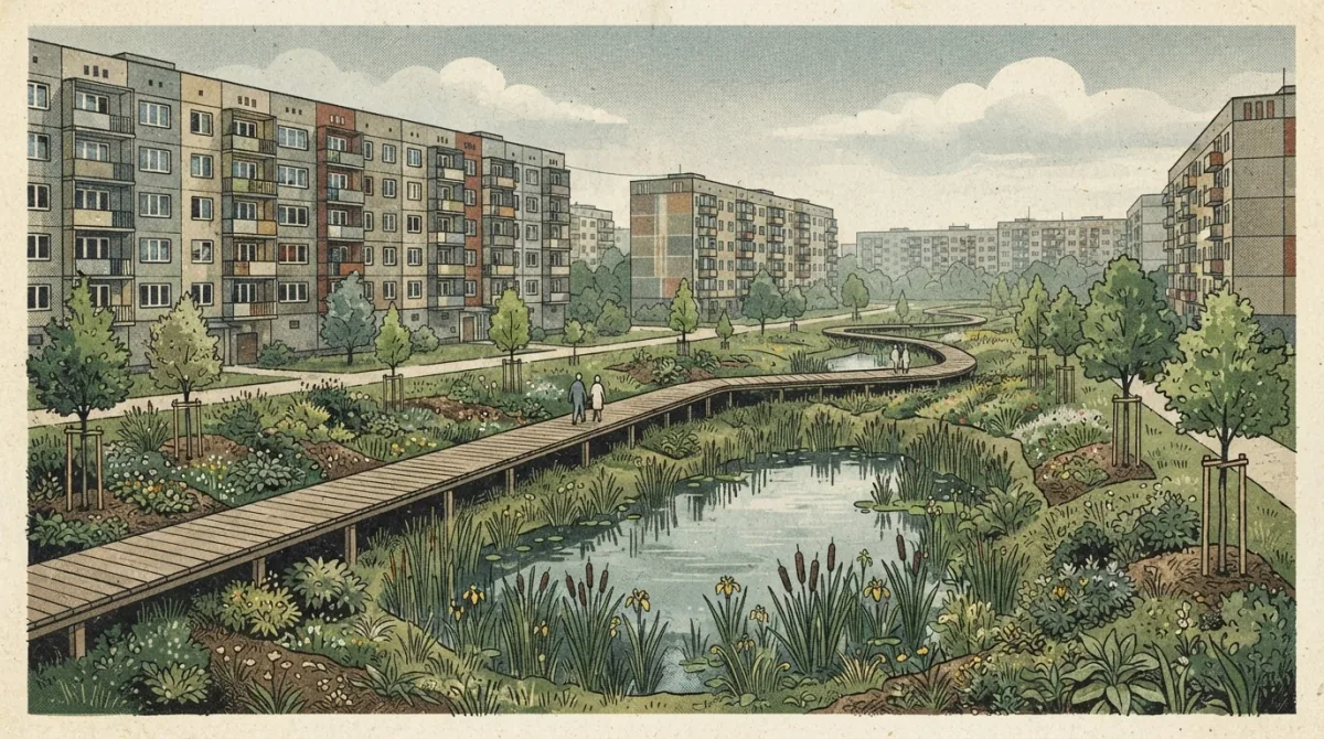 Park Kurdwanów: unijne wsparcie zieleni i retencji
