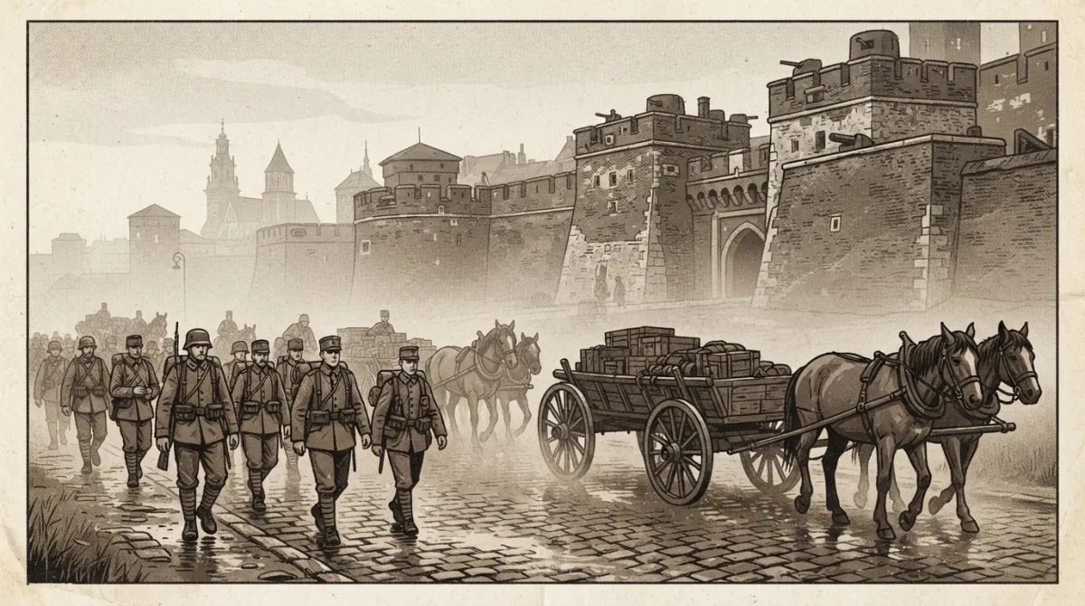14 września 1914: Twierdza Kraków w stanie wojennym