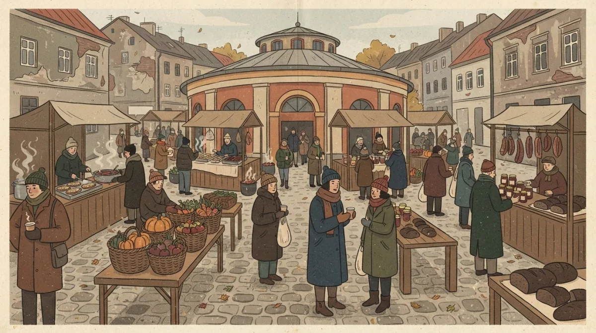 Smacznego po krakosku na krakowskim Placu Nowym